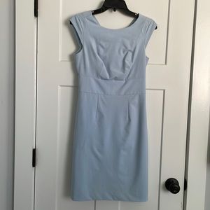 Light blue work dress - very flattering